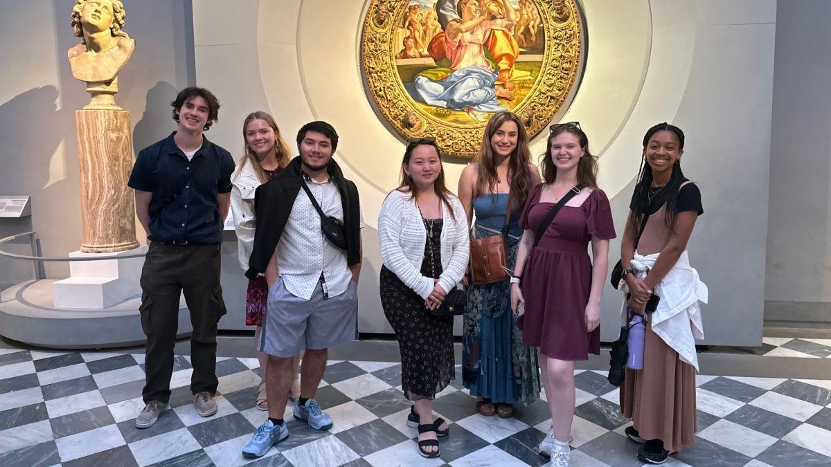 Eight students are spending their summer immersed in an intense Italian language program.